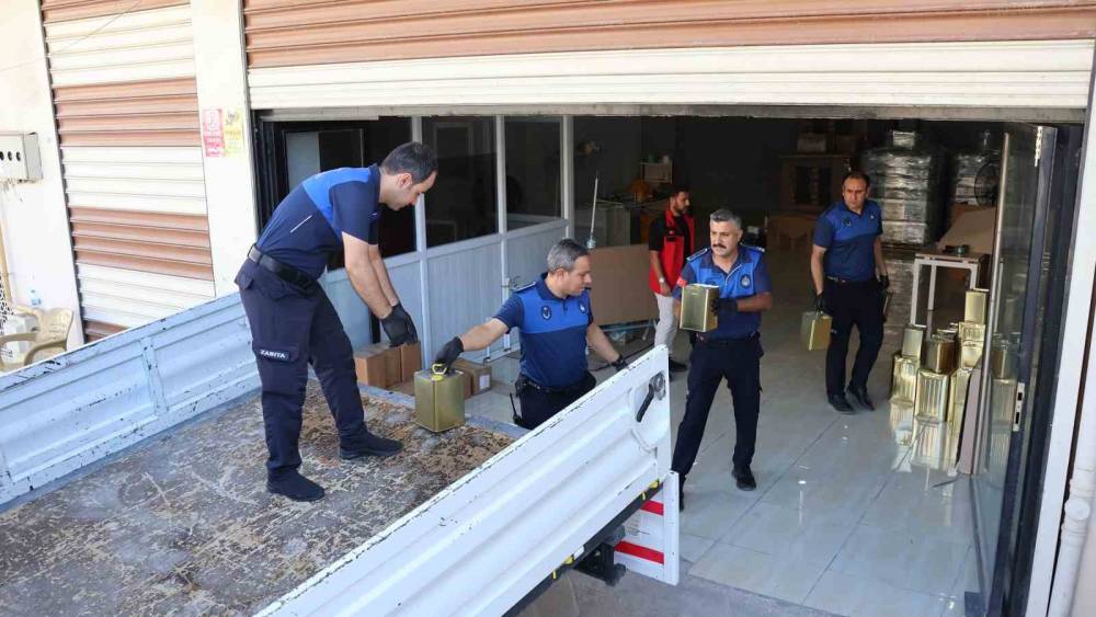 Şanlıurfa&rsquo;da 875 kilo sade yağa el konuldu
