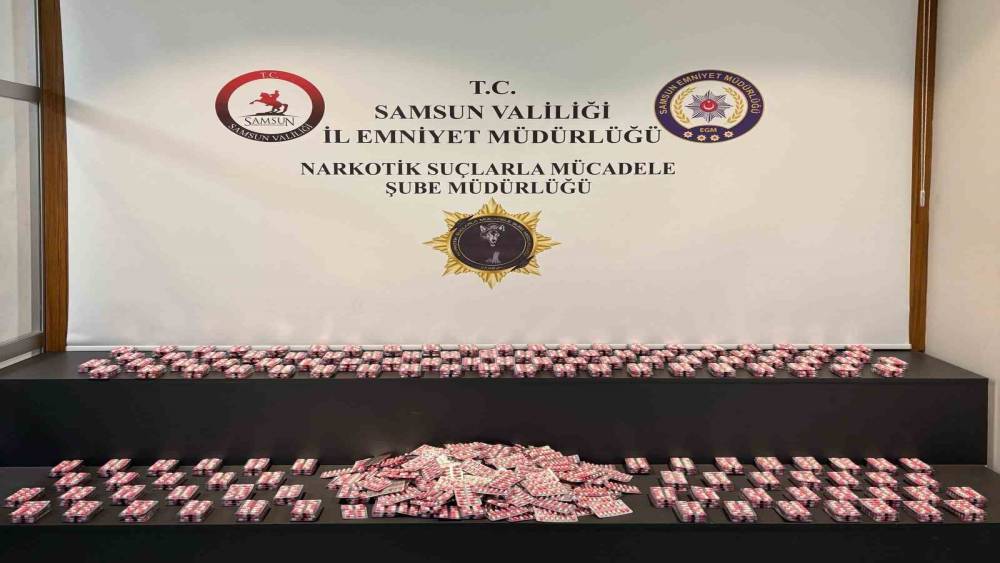 Samsun&rsquo;da 5 bin adet uyuşturucu hap ele ge&ccedil;irildi: 2 g&ouml;zaltı
