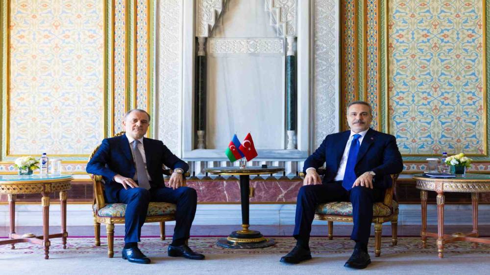 Dışişleri Bakanı Fidan, Azerbaycanlı mevkidaşıyla g&ouml;r&uuml;şt&uuml;

