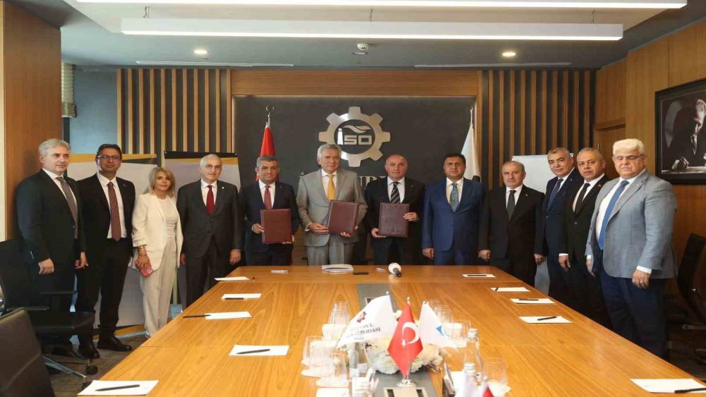 Erzurum sanayisi i&ccedil;in &ouml;nemli adım: ETSO ve İSO arasında mesleki eğitim protokol&uuml; imzalandı
