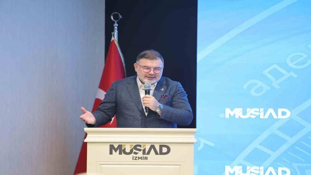 AK Partili Saygılı, M&Uuml;SİAD İzmir Kongresi&rsquo;nde konuştu:  "T&uuml;rkiye Y&uuml;zyılı hedeflerine &uuml;retim ve yatırımla ulaşacağız"

