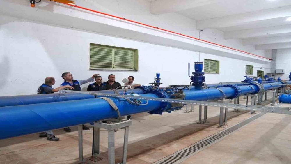 MUSKİ Genel M&uuml;d&uuml;r&uuml; Şeng&uuml;l Bodrum&rsquo;un su sorununu &ccedil;&ouml;zecek yatırımları inceledi
