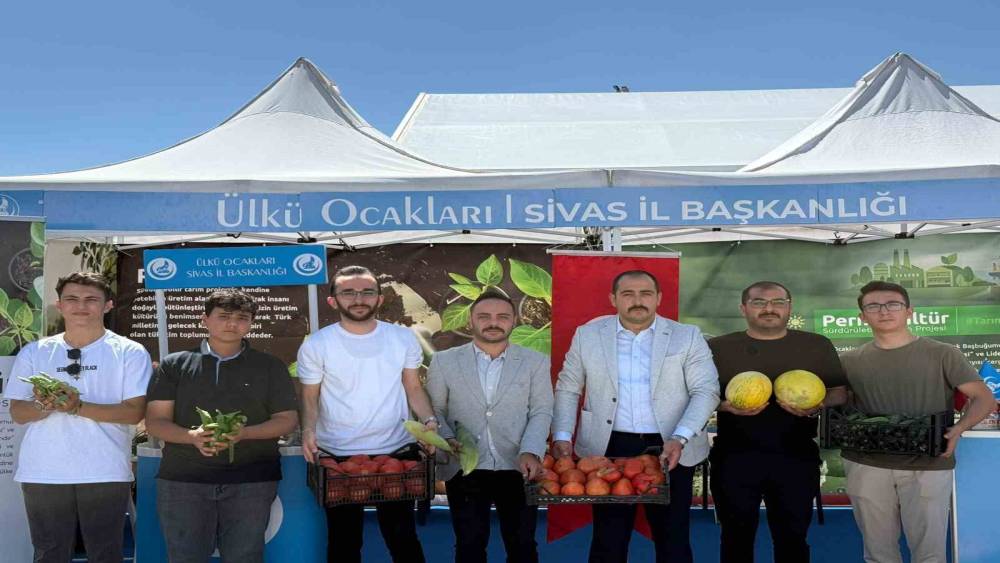Sivas &Uuml;lk&uuml; Ocakları permak&uuml;lt&uuml;r ve s&uuml;rd&uuml;r&uuml;lebilir tarım projesini sergiledi
