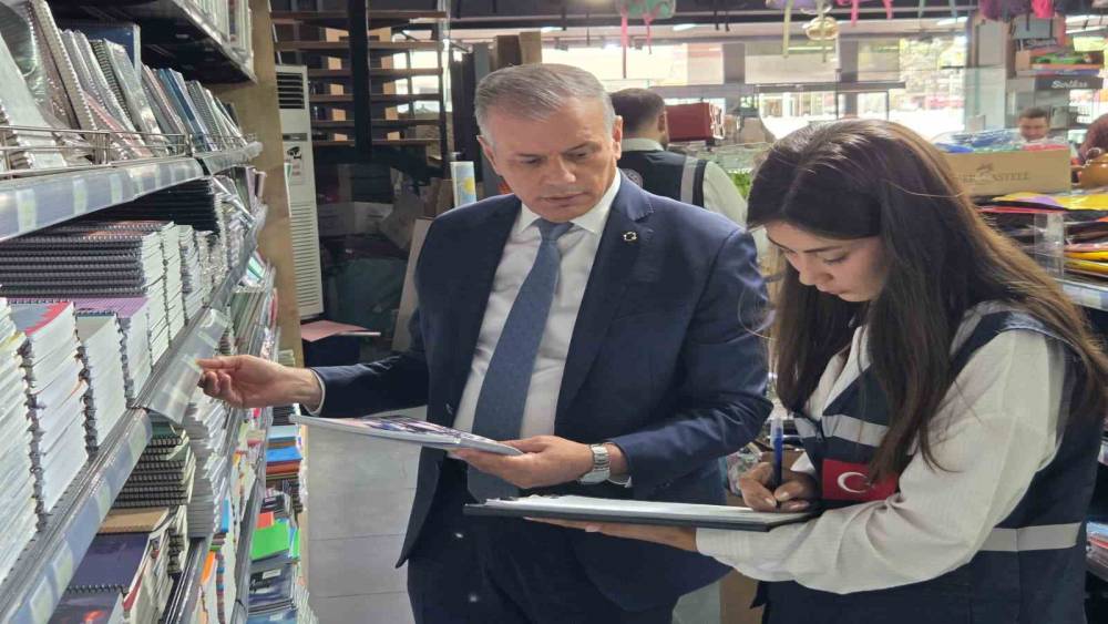 Samsun&rsquo;da 300&rsquo;&uuml;n &uuml;zerinde kırtasiye ve 50 binden fazla &uuml;r&uuml;n denetlendi
