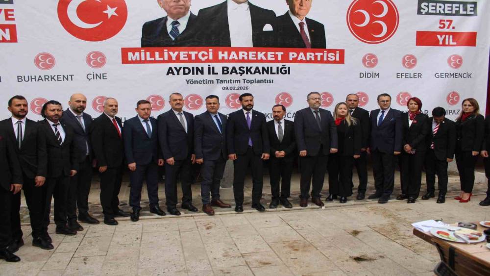 MHP Aydın&rsquo;da yeni y&ouml;netim tanıtıldı

