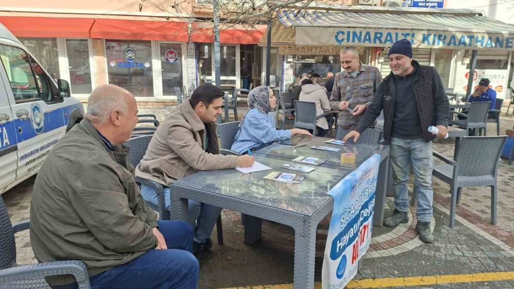 Hisarcık&rsquo;ta 9 Şubat Sigarayı Bırakma G&uuml;n&uuml;&rsquo;ne &ouml;zel farkındalık standı
