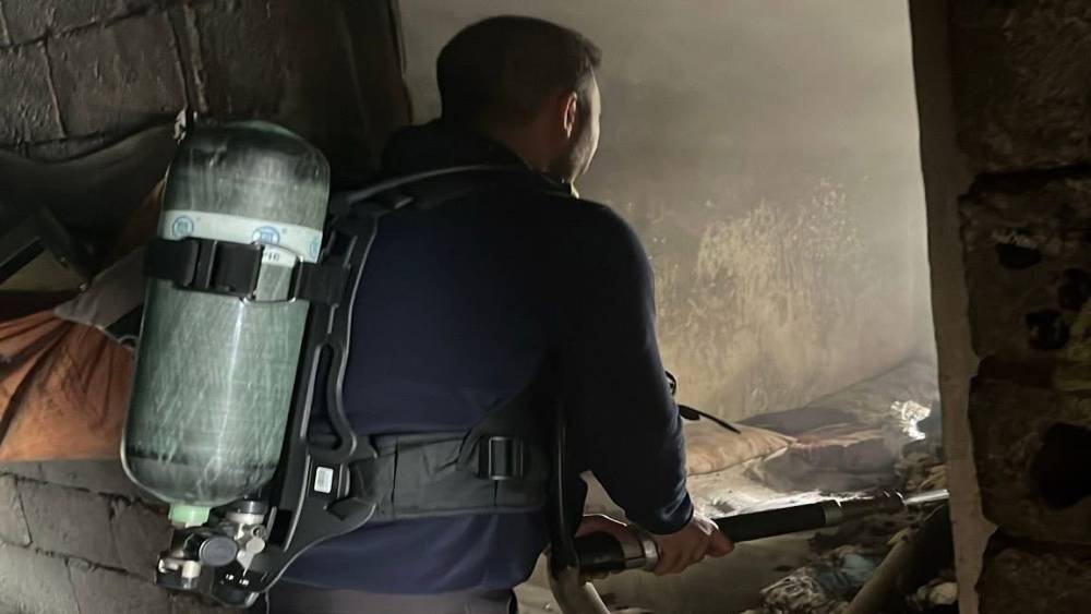 Kurtalan&rsquo;da ev yangını
