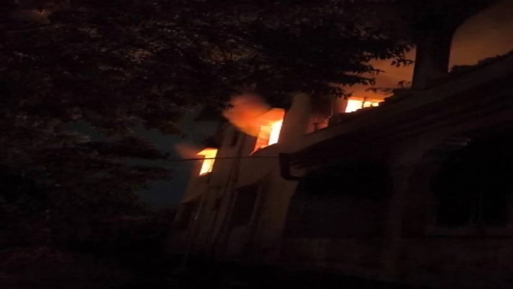 Reyhanlı&rsquo;da ev yangını
