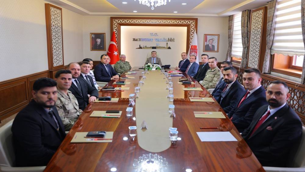 Bayburt&rsquo;ta g&uuml;venlik ve asayiş tedbirleri değerlendirildi
