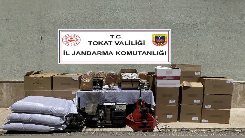 Tokat&rsquo;ta ka&ccedil;ak t&uuml;t&uuml;n operasyonu: 4 g&ouml;zaltı
