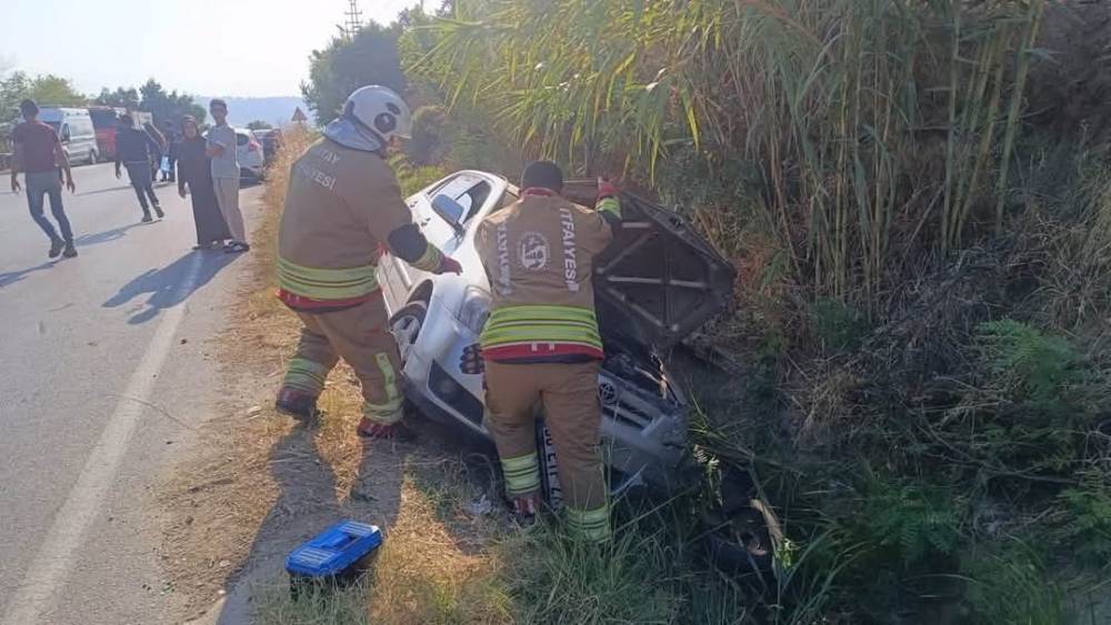 Kırıkhan&rsquo;da trafik kazası: 1 yaralı
