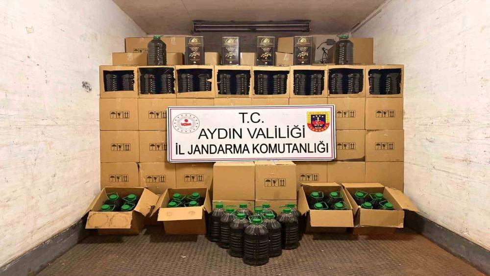 Aydın&rsquo;da 5 bin 300 litre sahte zeytinyağı ele ge&ccedil;irildi
