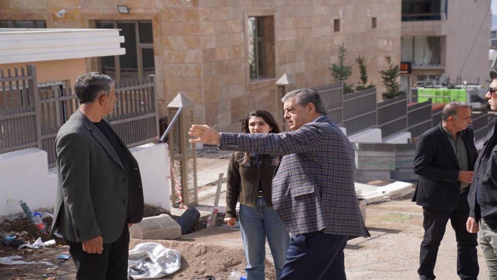 Başkan Yarka, devam eden &ccedil;alışmaları yerinde inceledi
