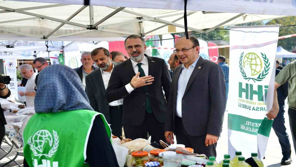 Kestel Belediyesi &ouml;nc&uuml;l&uuml;ğ&uuml;nde Filistin i&ccedil;in anlamlı buluşma
