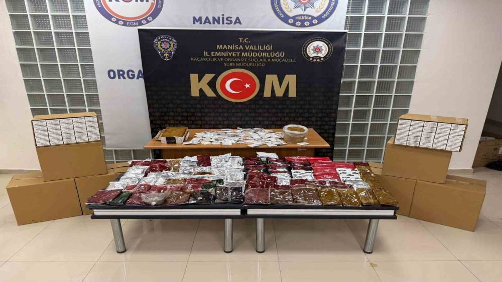 Turgutlu ve Kırkağa&ccedil;&rsquo;ta ka&ccedil;ak t&uuml;t&uuml;n operasyonu: 2 g&ouml;zaltı
