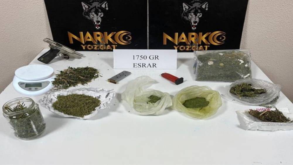 Yozgat&rsquo;ta bin 750 gram esrar ele ge&ccedil;irildi

