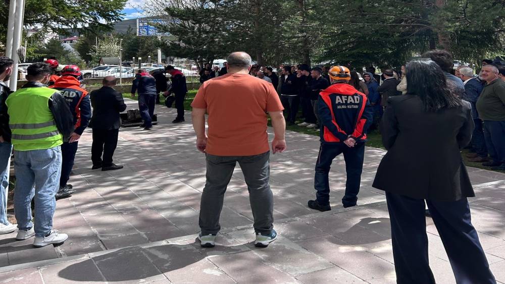 Adliyede iş sağlığı ve g&uuml;venliği tatbikatı yapıldı
