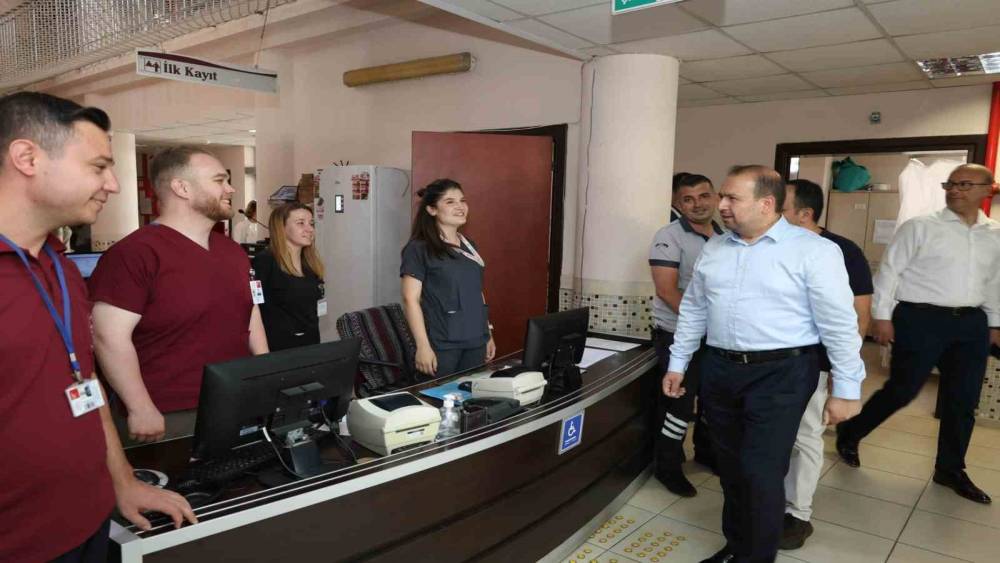 Bozdoğan&rsquo;daki hastanede hizmetler değerlendirildi
