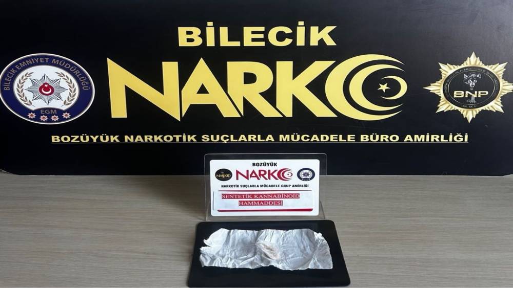 Bilecik&rsquo;te uyuşturucu operasyonu: 1 ş&uuml;pheli yakalandı
