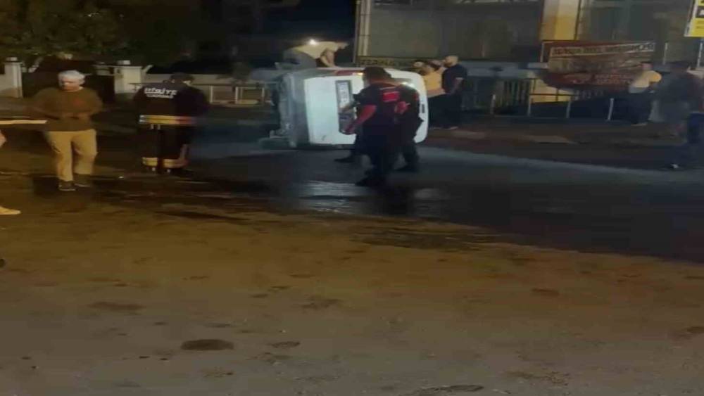 Kapaklı&rsquo;da trafik kazası: 3 yaralı

