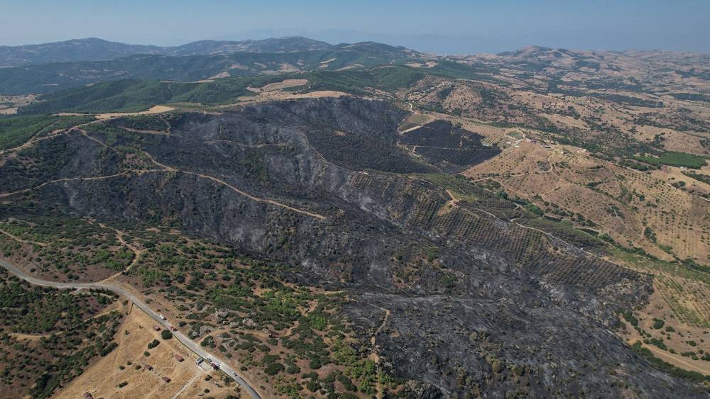 Yangının bilan&ccedil;osu g&uuml;n ağarınca ortaya &ccedil;ıktı
