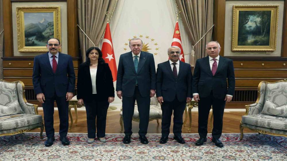 Cumhurbaşkanı Erdoğan DEM Parti heyetini kabul etti
