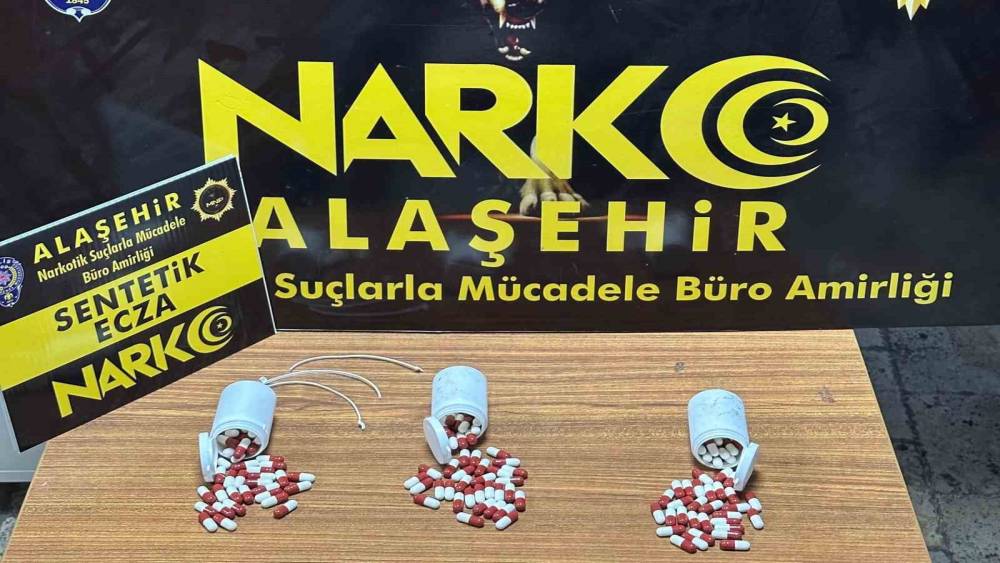 Alaşehir&rsquo;de sentetik hap operasyonu: 1 tutuklama
