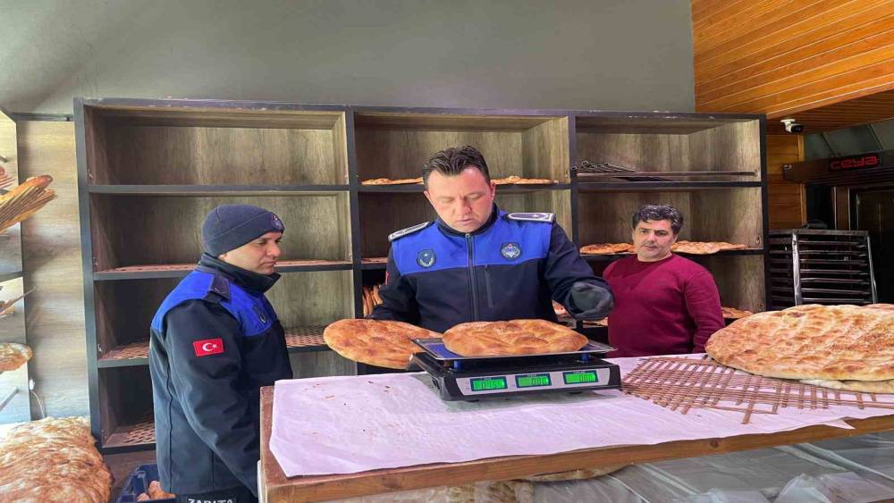 Bayburt&rsquo;ta fırınlara hijyen ve gramaj denetimi
