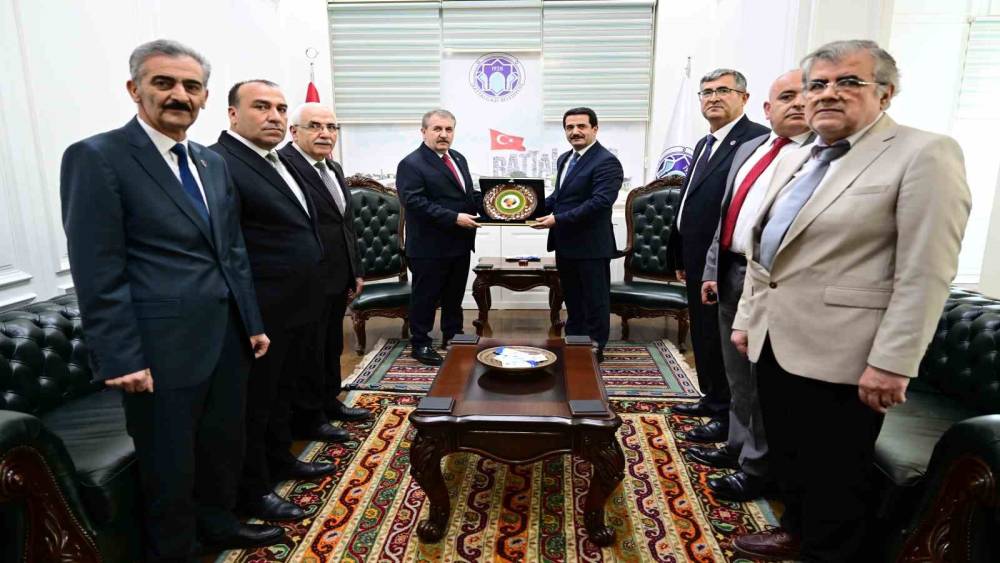 BBP Genel Başkanı Destici&rsquo;den Başkan Taşkın&rsquo;a ziyaret
