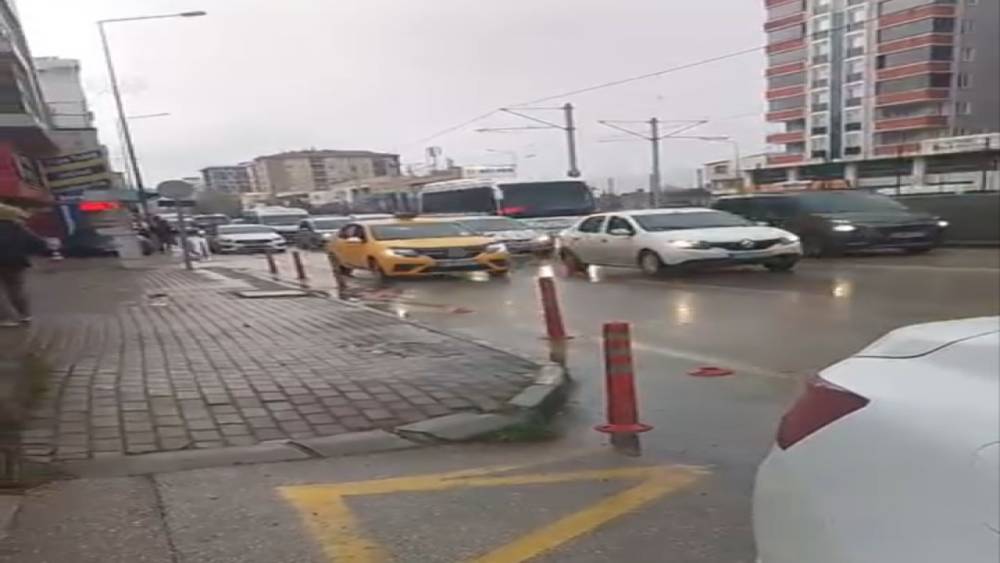 Bursa&rsquo;da tehlikeli manevra: 3 bin lira ceza kesildi
