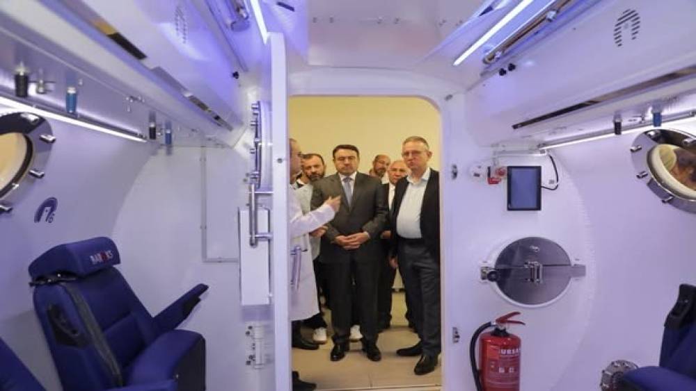 K&uuml;tahya&rsquo;da hiperbarik oksijen tedavisi d&ouml;nemi başladı
