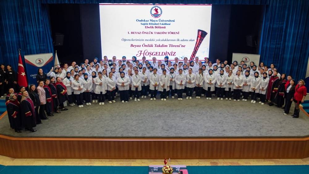 OM&Uuml;&rsquo;de ebelik &ouml;ğrencileri mesleğe ilk adımını attı
