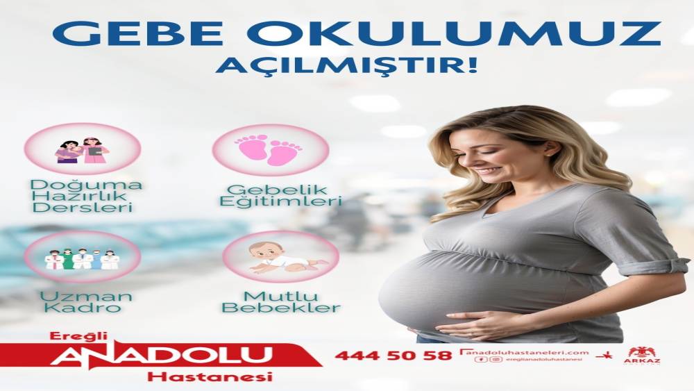 Karadeniz Ereğli&rsquo;de gebe okulu hizmete a&ccedil;ıldı
