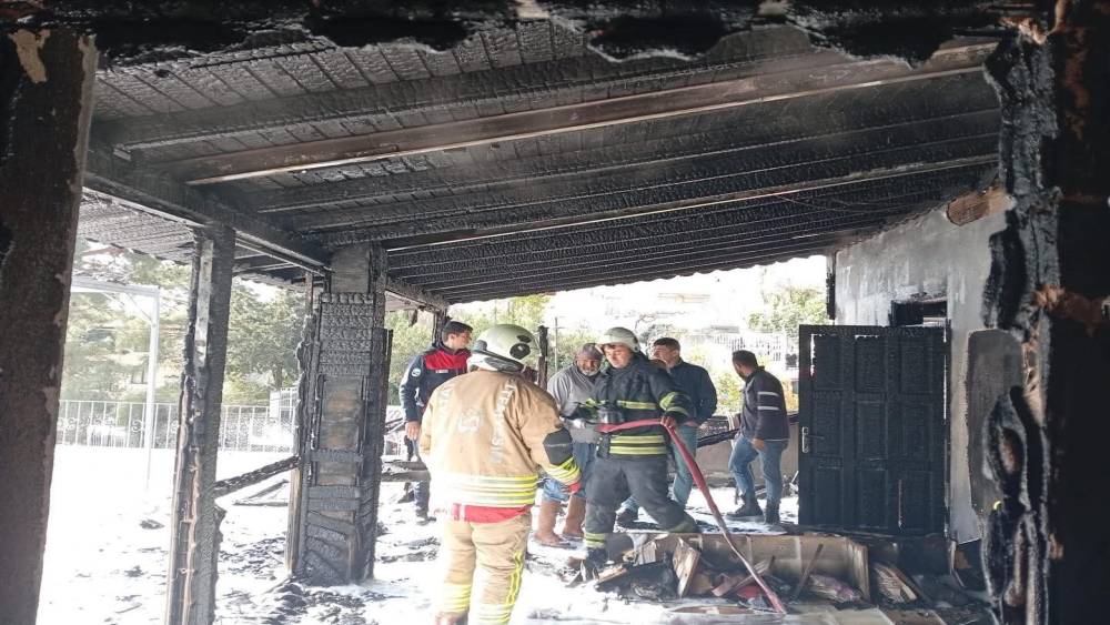 Samandağ&rsquo;da m&uuml;stakil evde yangın &ccedil;ıktı
