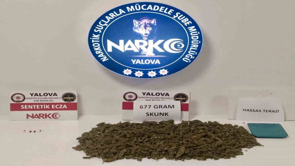 Yalova&rsquo;da uyuşturucu operasyonunda 2 tutuklama
