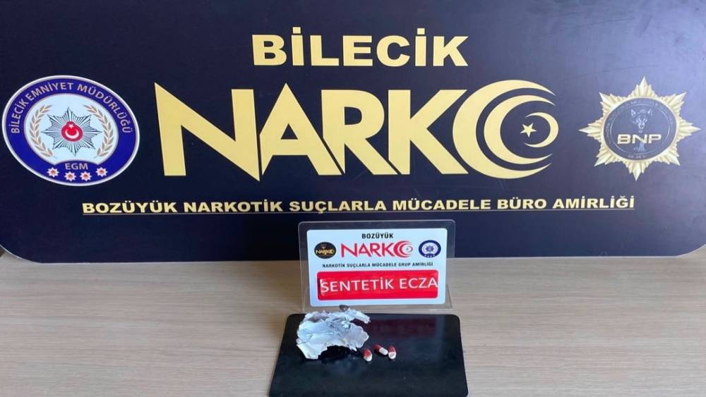 Bilecik&rsquo;te &rsquo;Lyrica&rsquo; adı verilen uyuşturucu madde ele ge&ccedil;irildi
