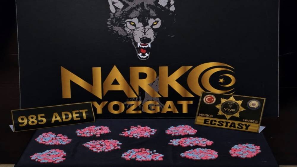 Yozgat&rsquo;ta 985 adet uyuşturucu hap ele ge&ccedil;irildi
