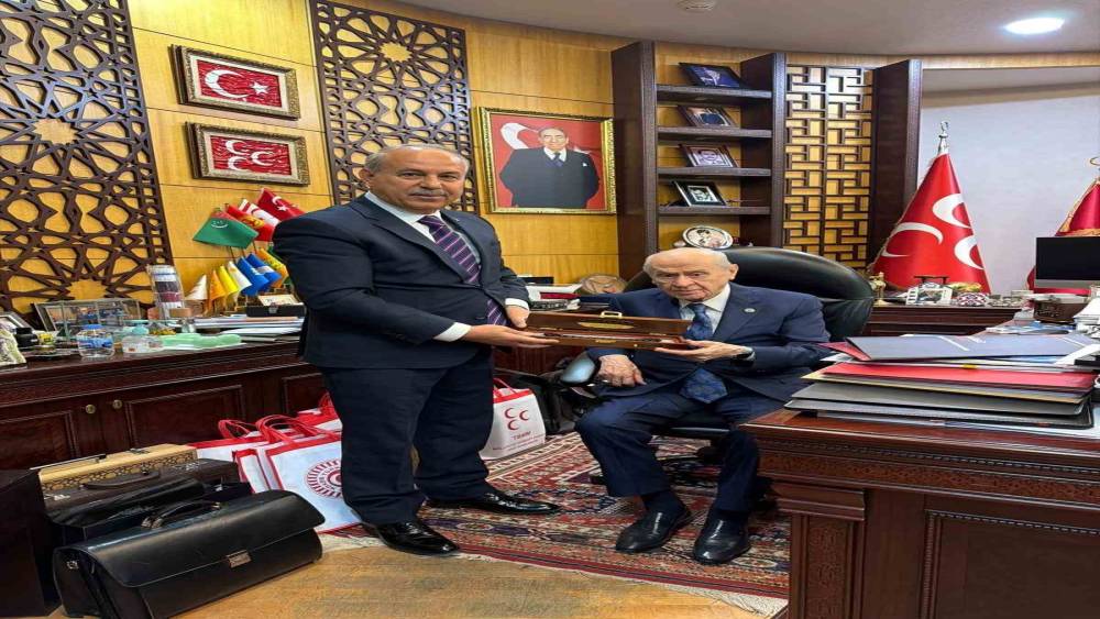 MHP İl başkanı Mehmet Sait Kılı&ccedil;&rsquo;tan, Bah&ccedil;eli&rsquo;ye ziyaret
