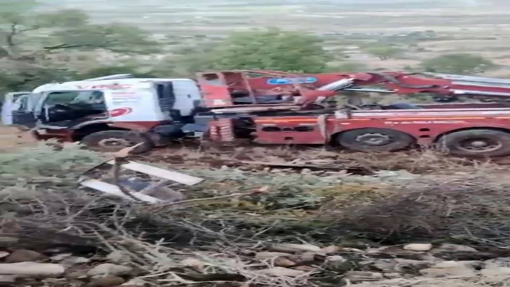 Gerc&uuml;ş&rsquo;te vin&ccedil; şarampole yuvarlandı: 1 yaralı
