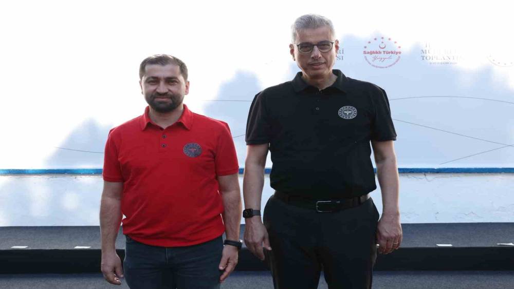 Bilecik İl Sağlık M&uuml;d&uuml;r&uuml; Damkacı, Bakan Memişoğlu ile bir araya geldi
