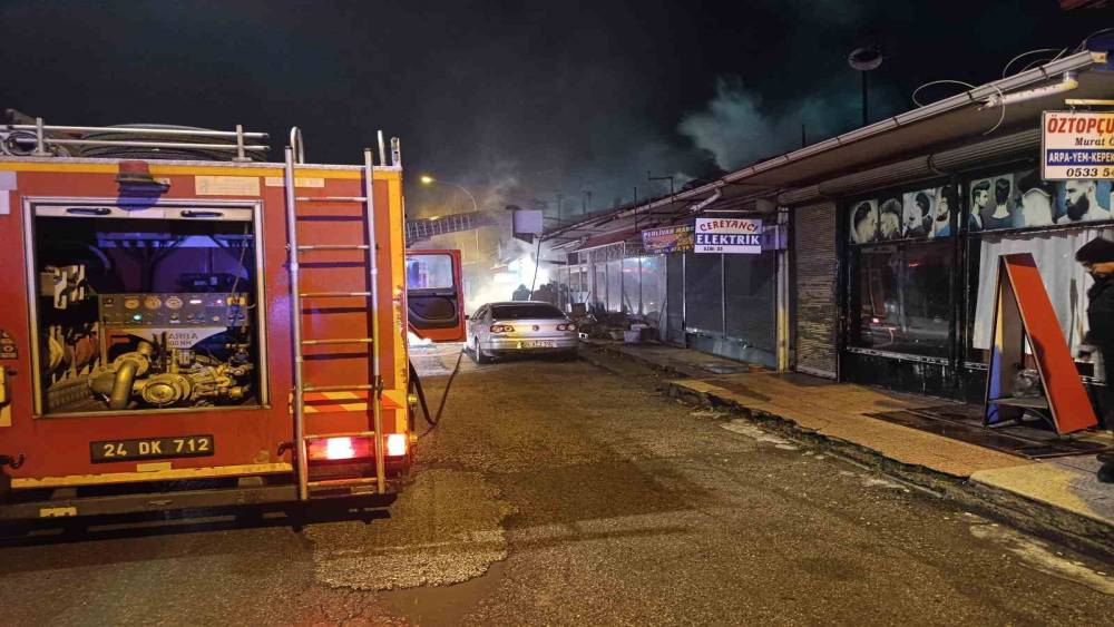 Erzincan&rsquo;da ekmek fırınında yangın
