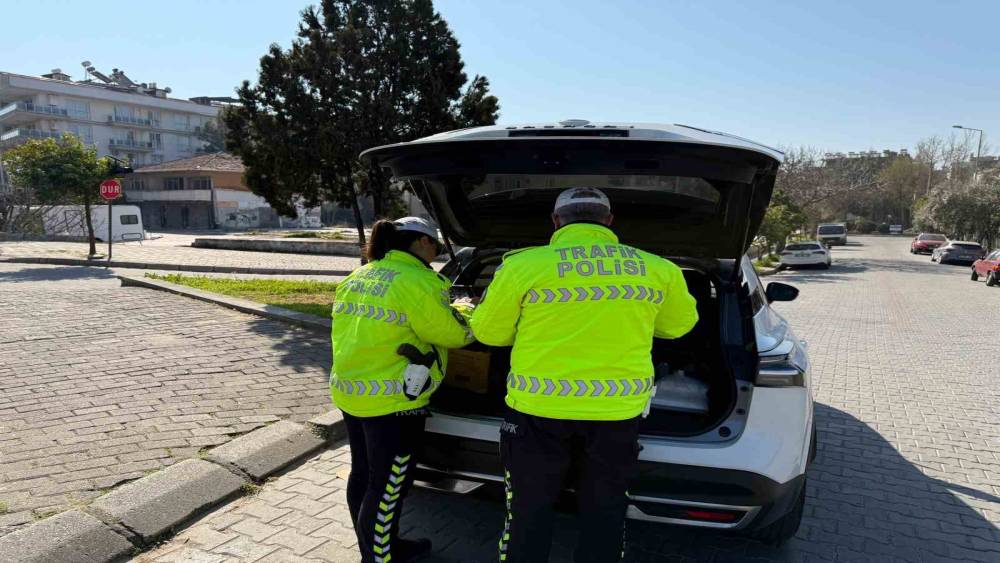 Aydın&rsquo;da bayram &ouml;ncesi dron destekli trafik denetimi yapıldı
