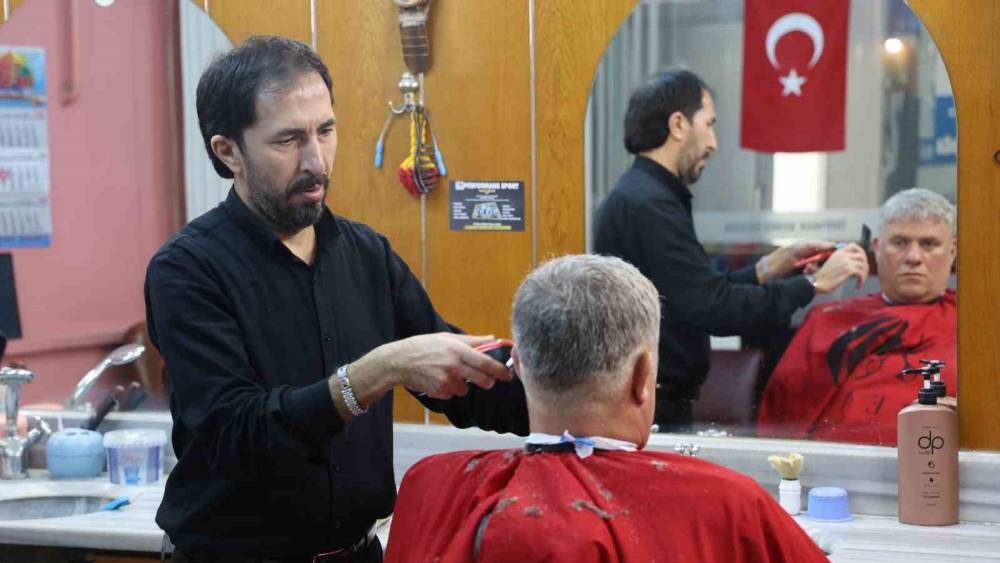 Engelli vatandaşlara bayram tıraşı &uuml;cretsiz
