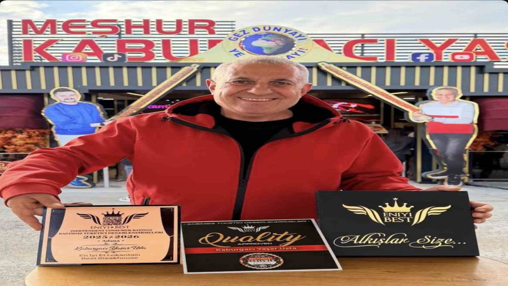 "En İyi Et Lokantası" &ouml;d&uuml;l&uuml; Adanalı kebap&ccedil;ının oldu
