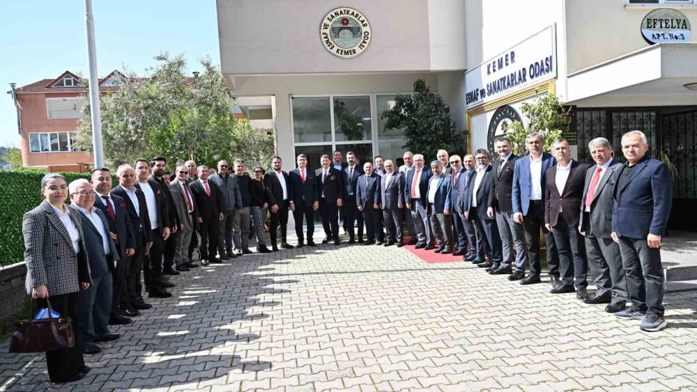 Başkan Dere se&ccedil;im ziyaretlerine batı il&ccedil;elerden başladı
