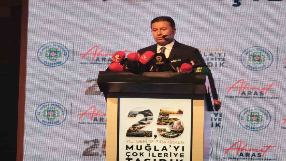 Muğla B&uuml;y&uuml;kşehir Belediye Ahmet Aras 2,5 yıllık icraatlarını a&ccedil;ıkladı: Vaatlerin y&uuml;zde 61,5&rsquo;i hayata ge&ccedil;irildi
