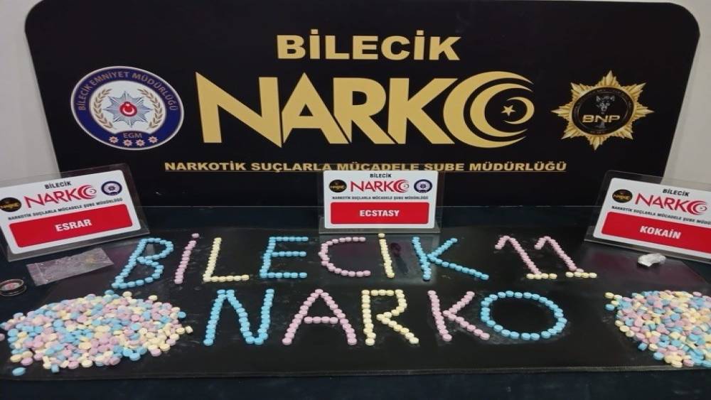 Bilecik&rsquo;te uyuşturucu operasyonu: 4 g&ouml;zaltı
