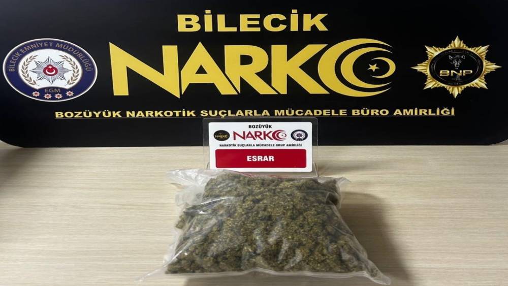 Bilecik&rsquo;te uyuşturucu operasyonu: 2 g&ouml;zaltı
