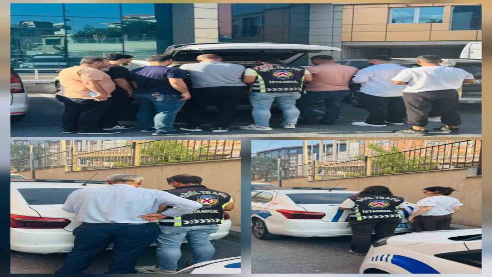 Esenler TEM&rsquo;de trafiği fel&ccedil; eden d&uuml;ğ&uuml;n konvoyu kamerada
