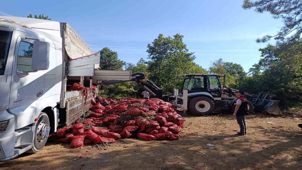 Bursa&rsquo;da 8 ton midye ele ge&ccedil;irildi
